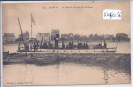 LARMOR- LE QUAI ET LA PLAGE DE TOULHARS - Larmor-Plage