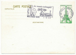 Entier Repiqué - 1,90 Liberté - OMEC Mulhouse Gare (Haut-Rhin) - Ville Des Musées Techniques - 7/5/1983 - Mechanical Postmarks (Advertisement)