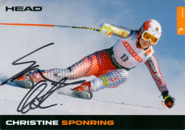 AK Ski Alpin Christine Sponring Schwaz In Tirol Weerberg Österreich Austria Autriche Olympia Olympionikin ÖSV FIS Schi - Sports D'hiver