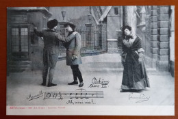 #7  " LA BOHEME " OPERA By Giacomo PuccinI OLD POSTCARD VOR 1904 - Opera