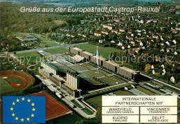 73719371 Castrop-Rauxel Fliegeraufnahme Rathaua U. Stadthalle Am Europaplatz Cas - Castrop-Rauxel