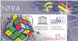 2019. Moldova, UNESCO, International Year Of The Periodic Table Of Chimical Elements, 1v, Mint/** - Moldawien (Moldau)
