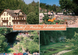 73719234 Pottenstein Oberfranken Gasthof Pension Schuettersmuehle Brunnen Teiche - Pottenstein