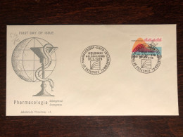 FINLAND FDC COVER 1975 YEAR  PHARMACOLOGY PHARMACEUTICAL HEALTH MEDICINE STAMPS - Cartas & Documentos