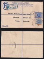 Nigeria 1932 Uprated Stationery Registered Letter LAGOS X VIENNA Austria - Nigeria (...-1960)