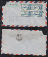 Nigeria 1948 Airmail Cover 4x4P WWII LAGOS To MONROVIA Liberia - Nigeria (...-1960)