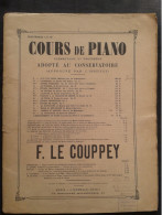 F LE COUPPEY COURS DE PIANO POUR PIANO PARTITION EDITION HAMELLE - Instrumento Di Tecla