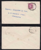 Nigeria 1948 Cover 1p ONITSHA X EDINBURGH England - Nigeria (...-1960)