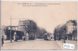 PARIS XII EME- PORTE DE PICPUS ET AVENUE DAUMESNIL- - Distretto: 12