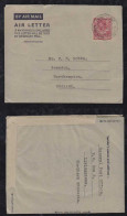 Northern Rhodesia 1953 Aerogramme Stationery Air Letter LIVINGSTONE To England - Rodesia Del Norte (...-1963)