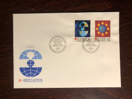 FINLAND FDC COVER 1984 YEAR RED CROSS HEALTH MEDICINE STAMPS - Storia Postale