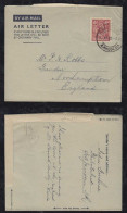 Northern Rhodesia 1949 Aerogramme Stationery Air Letter FORT JAMESON To England - Northern Rhodesia (...-1963)