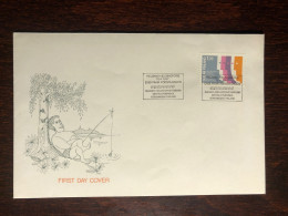 FINLAND FDC COVER 1987 YEAR PSYCHIATRY MENTAL HEALTH MEDICINE STAMPS - Lettres & Documents