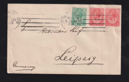 South Africa 1921 Cover JOHANNESBURG X LEIPZIG Germany - Covers & Documents