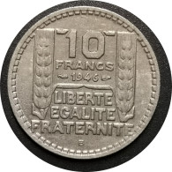 1946 B Rameaux Courts - 10 Francs Turin Grosse Tête  France - 10 Francs