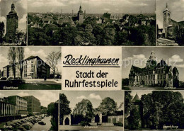 73701474 Recklinghausen Westfalen Christuskirche Rathaus Stadthaus Markt Petrusk - Recklinghausen