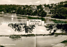 73701463 Muelheim Ruhr Mendener Bruecke Kahlenberg Schifffart Nach Kettwig Muelh - Muelheim A. D. Ruhr