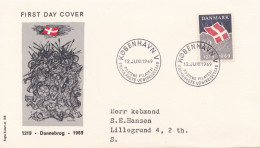 700th Anniversary Of National Flag - 1969 - FDC