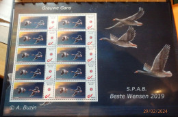 Mystamp Vel 2019 SPAB Grauwe Gans - 1985-.. Birds (Buzin)