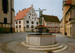 73701003 Weissenhorn Kirchplatz Mit Schloss Brunnen Weissenhorn - Weissenhorn