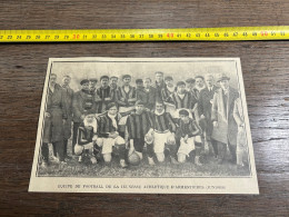 1930 GHI3 EQUIPE DE FOOTBALL DE LA JEUNESSE ATHLETIQUE D'ARMENTIÈRES (JUNIORS) - Collections