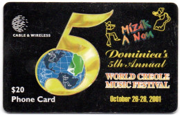 Dominica - Dominica's 5th Annual World Creole Music Festival (Red Chip) - Dominique