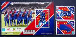 Cape Verde 2012, Football National Cup, MNH S/S And Stamps Set - Cape Verde
