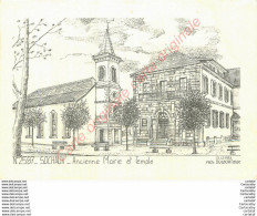 25.  SOCHAUX .  Ancienne Mairie Et Temple . Ill DUCOURTIOUX . - Sochaux