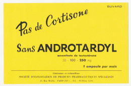 Buvard 21 X 13,4 S.E.P.P.S. Société D'Exploitation De Produits Pharmaceutiques Spécialisés   Androtardyl - Drogerie & Apotheke