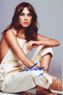 Alexa Chung (10x15 Cm)   Original Dedicated Photo - Attori E Comici 