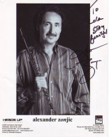 Alexander Zonjic (20x25 Cm)   Original Dedicated Photo - Cantantes Y Musicos