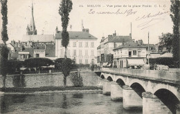 FRANCE - Melun - Vue Sur La Ville Prise De La Place Pralin - C.L.C - Carte Postale Ancienne - Melun