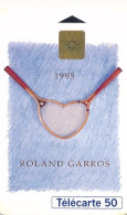 Télécarte France ( Avril 1995) Rolland Garros  (motif, état, Unités, Etc Voir Scan) + Port - Unclassified