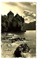 CPSM Dentelée 9 X 14 Suisse Vaud  Veytaux  Château De CHILLON   Lac Léman Rocher - Roche