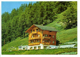 CPSM /CPM 10.5 X 15 Suisse Canton Du Valais EISON S/SAINT MARTIN  Pension Le Belvédère   Fam. E. Moix-Zermatten  Tel. * - Saint-Martin