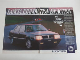 Lancia Thema Turbo - Publicité De Presse Automobile - Voitures