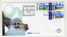 Enveloppe 1er Jour PAYS BAS NEDERLAND Oblitération 28/01/2002 - FDC