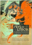 1906 - Art Nouveau - Rivista Ars Et Labor - Capolavoro Di Leopoldo Metlicovitz - Arte, Diseño Y Decoración