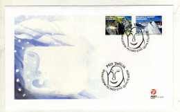 Enveloppe 1er Jour GROENLAND GRONLAND Oblitération 3413 TASIILAQ 05/03/2002 - FDC