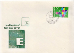 Liechtenstein Stamp On FDC - 1960