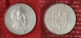 M-PA  20 Balboas 1974 Simon Bolivar SILVER - ARGENT _1^ - Panama