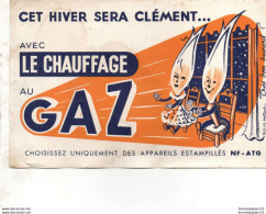 Buvard Le Chauffage Au Gaz - Elettricità & Gas