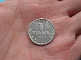 1924 A > 1 Mark ( Zie / Voir / See > DETAIL > SCANS ) 5 Gr. ! - 1 Marco & 1 Reichsmark