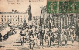 FRANCE - Toulouse - Retour (9 Aout 1919)  - Du XVIIe Corps - Les Glorieux Drapeaux Du XVII Corps- Carte Postale Ancienne - Toulouse