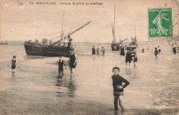 FRANCE - Berck Plage - Vue Générale Des Barques De Pêche Au Mouillage - Animé - Carte Postale Ancienne - Berck