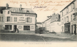 Igny Place De La Mairie Et Rue De Versailles Restaurant Patisserie Cafe LAUBRY Garage Velos - Igny