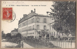 CPA 78 - LE PECQ - Maison Notre Dame - Les Jardins En Terrasse - TB PLAN Façade Edifice - Le Pecq