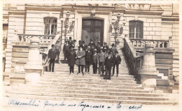 CPA 27 EVREUX / PHOTOGRAPHIE FORMAT CPA ASSEMBLEE GENERALE DES VOYAGEURS A EVREUX - Evreux