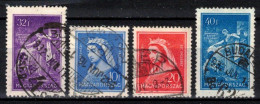 Hongrie 1932 Mi 480-3 (Yv 439-42), Obliteré - Oblitérés