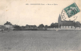 CPA 27 GROSSEUVRE / MAIRIE EGLISE - Sonstige & Ohne Zuordnung